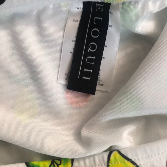 Citrus Print Longline Bikini Set - Picture 6 of 10